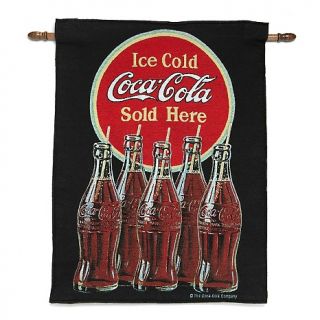 Coca Cola Santa by Hearth Lighted Tapestry   26 x 36in