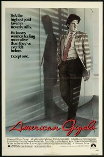 American Gigolo 1980 Original U s One Sheet Movie Poster