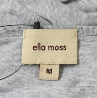 Ella Moss Heather Grey Knit Ring Strap Dress Size Medium