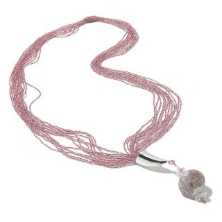  murano by manuela pink art glass beaded 36 necklace rating 3 $ 27 98 s