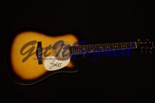 Eric Church Autographed Acoustic Guitar with Video Proof Hand Signed