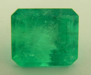  74cts Jawdropping Loose Natural Colombian Emerald Emerald Cut