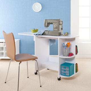 Home Furniture Accent Furniture Storage White Sewing Table