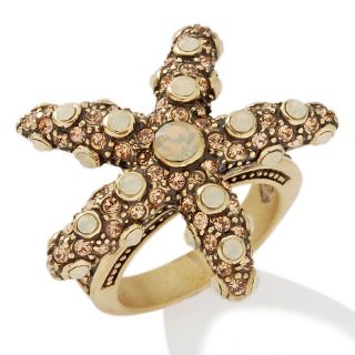 Heidi Daus Sea ing Stars Crystal Accented Ring