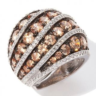  81ct absolute champagne and white 4 row dome ring rating 22 $ 35 98