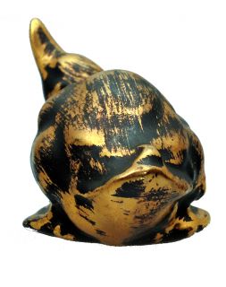 Stangl Pottery 3250 Granada Gold Squating Duck Figurine