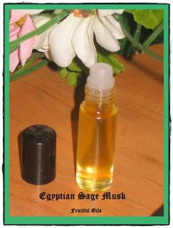 Egyptian Sage Musk Body Oil 5 ml Herbal Egyptian