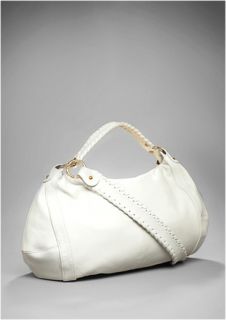 Onna Ehrlich Off White Hobo Soft Leather Bag Tote New