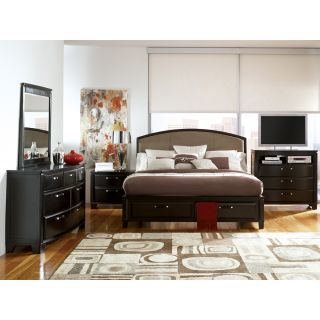 Ashley Emory Queen Upholstered Panel Headboard Brown– 