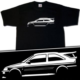 Ford Escort RS Cosworth Rally Car T Shirt Size s XXXL