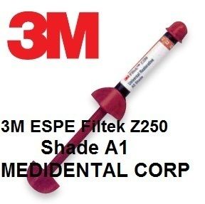Composite 3M ESPE Filtek Z250 A1 Syringe 4g Dental Restorative Refill