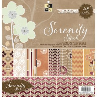Die Cuts With A View Serenity Paper Stack 12 x 12   48 Sheets