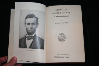 Lot of 4 Antique Books About Abraham Lincoln History Civil War Old