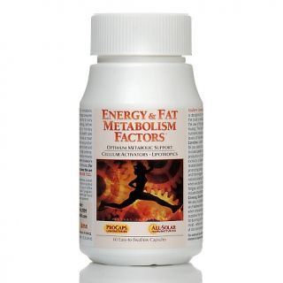  Energy, Fat Metabolism Factors Supplements   60 Caps
