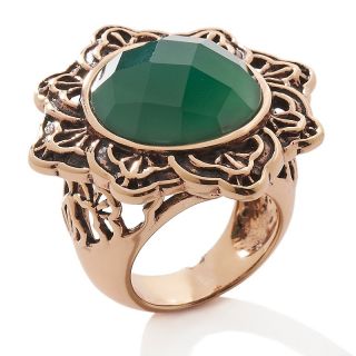 Jewelry Rings Gemstone Studio Barse Green Onyx Copper Ring