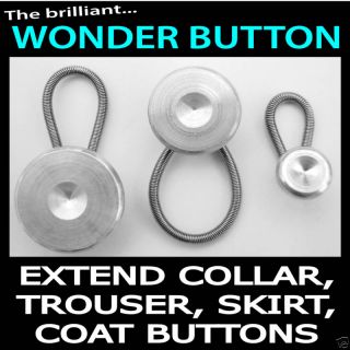  Waist Shirt Metal Collar Button Extenders Expander Pregnancy