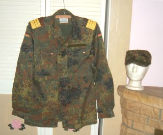  West German Officer's Camo Shirt and Cap