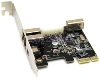 Port 1394 1394a Firewrie 400 to PCI E PCI Express Converter Adapter