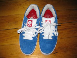  Snorkel   Mens 11   blue red & white   Van Engelen skateboarding shoe