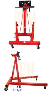 Portable Heavy Duty Mobile Engine Stand Dolly Foldable Folding Cart