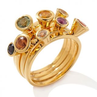 Jewelry Rings Gemstone Rarities 1.68ct Set of 4 Colors of