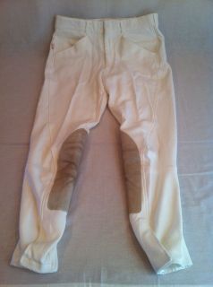 THE TAILORED SPORTSMAN MENS ENGLISH RIDING PANTS BREECHES SIZE 34