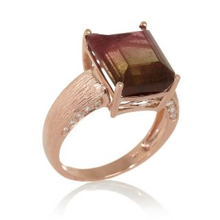 Jewelry Rings Gemstone Rarities 14K 7.6ct Bi Color Tourmaline and