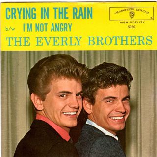 The Everly Brothers Crying in The Rain Warner Bros 5250 1961 PS Only