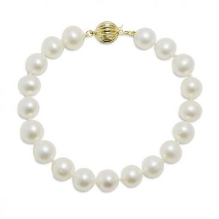 imperial pearls 14k 85 95mm cultured pearl bracelet d