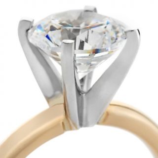 Absolute 1ct Absolute™ Freedom Fit 14K Round Solitaire Ring