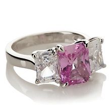 Daniel K 3.02ct Absolute™ Created Pink Sapphire Sterling Silver