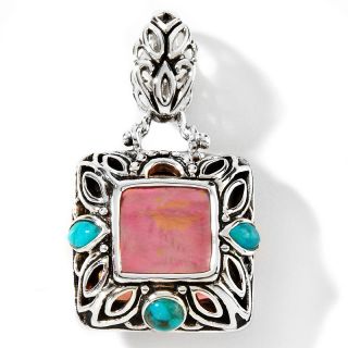 Jewelry Pendants Gemstone Studio Barse Turquoise Square