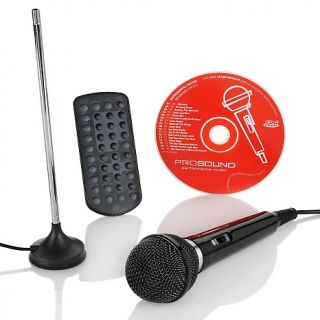 GPX TV Boom Box with Microphone and Karaoke Songs