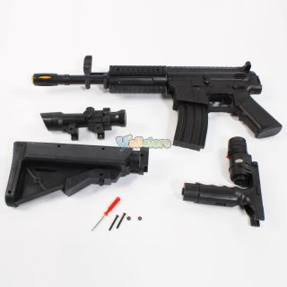 Great for Childrens Electronic Gun Toy With Music Light Black