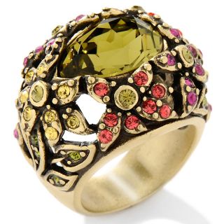 Heidi Daus A Bou Kay of Daisies Crystal Accented Ring