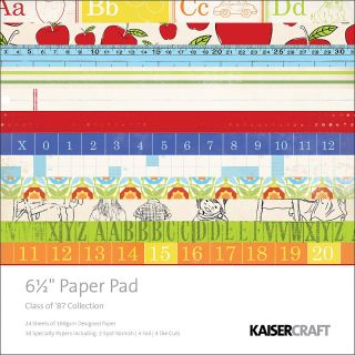 Kaisercraft Class of 87 Designed and Specialty Paper Pad