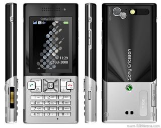 New Sony Ericsson T700 Black on Silver Unlocked Cellular Phone