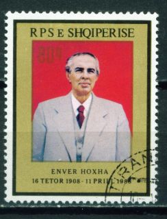 Albania 80 Ann Communist Dictator Enver Hoxha Stamps 1988