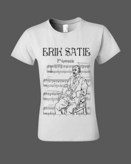 Erik Satie Gymnopedies Women T Shirt Debussy Mozart Beethoven