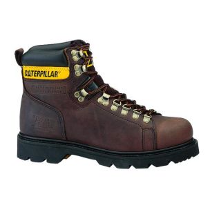 Cat Caterpillar Alaska Slip Resistant Leather Mens Work Boots Shoes Sz