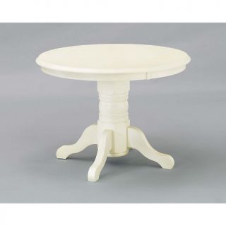 House Beautiful Marketplace Round Pedestal Dining Table   White
