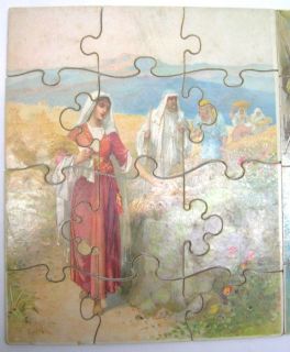  Picture Puzzle Box Wooden Ernest Nister Dutton Bavaria 1890S