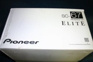 pioneer elite sc 67 home theater receiver nib shipping info