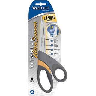 106 5401 acme westcott ultra smooth titanium bent scissors 8 rating be