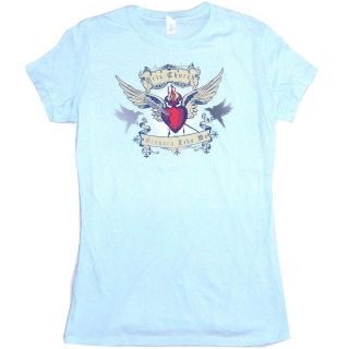 Eric Church Sinners Like Me Blue Baby Doll Girls T Shirt New Licensed