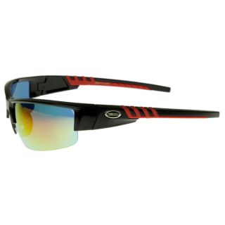 Loop Eyewear Rimless Half Frame Cycling Sports Xloops Sunglasses Red