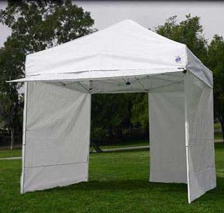 EZ Up Canopy 10 x 10 Ezup Pop Up Tent Gazebo 4 Walls Craft Fair Flea