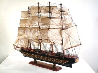 Huge Vintage Wood SHIP Model Fragata Espanola Ano 1780