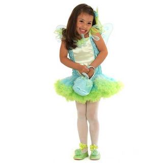 Blue Magical Fairy 3pc Halloween Costume Set Girls 4