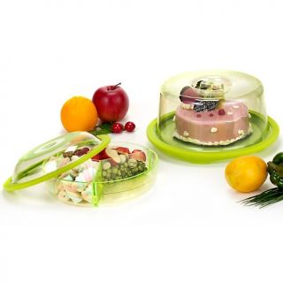 125 688 magic lids cake container and divided bowl set note customer